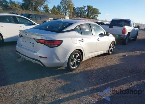 2022 Nissan Sentra Sv Xtronic Cvt z USA, uszkodzony, nr VIN 3N1AB8CVXNY228513